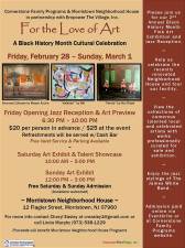 For the Love of Art: a Black History Month cultural celebration