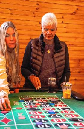 Photos: Casino Night fundraiser <b>Kathy Kut and Aja Deming.</b>