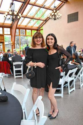 Family Promise Casino Night <b>Mary Smith and her daughter Natalie of Andover.</b>