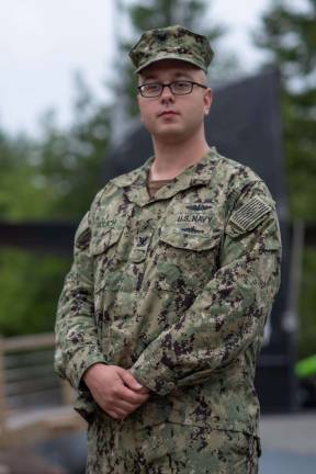 Newton native Petty Officer 2nd Class Mark Frolich Photo by Mass Communication Specialist 2nd Class Jackson Brown