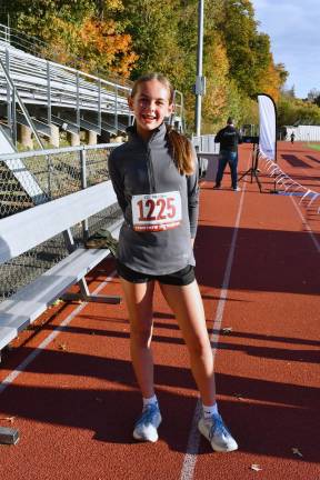 Newton High School hosts Monster 5K Olivia Herzenberg of Hampton is shown at the Monster 5K at Newton High School.