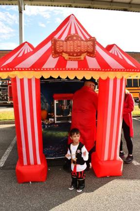 Byram school hosts trunk or treat John Michael is dressed as a pirate.