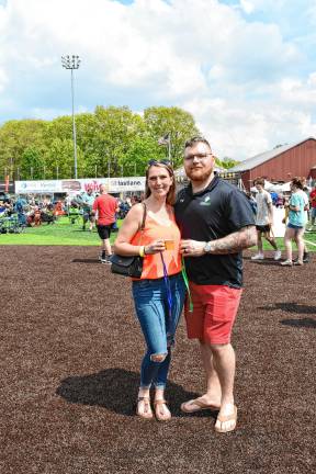 Miners open 10th season <b>Katherine and Michael Barfield of Newton.</b>
