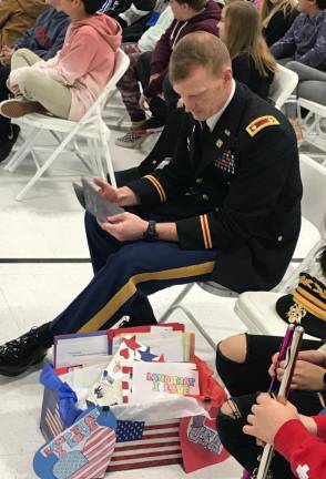 Honoring vets Hopatcong Middle School honored their community Veterans by hosting two Veteran Day assemblies.