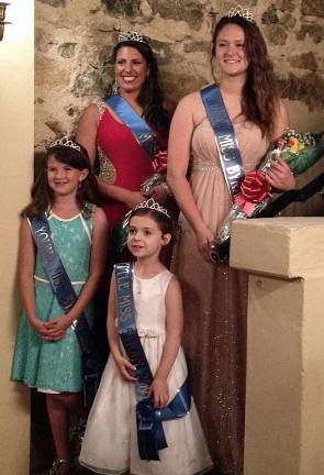 Miss Byram 2014 crowned Byram’s 2014 Royal Court includes, from left to right (at front) Nicole Miller, Young Miss Byram, and Jocelyn Bailey, Little Miss Byram. (At back) Ally Tufaro, Miss Byram, and Kaitlyn Andolena, Junior Miss Byram.