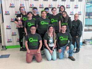 Team 3142 Aperture of the Newton High School Robotics Team is going to the FIRST Mid-Atlantic District Championship on April 4-6. (Photo provided)