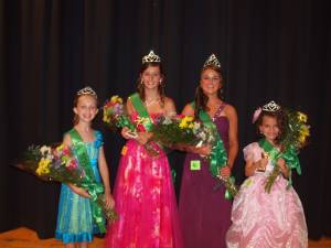 Photos By George Leroy Hunter From left: Little Miss Hopatcong Anily Merino, Junior Miss Hopatcong Gabby Harrison, Miss Hopatcong Alexis Breheny and Mini Miss Hopatcong Rose Berstler.