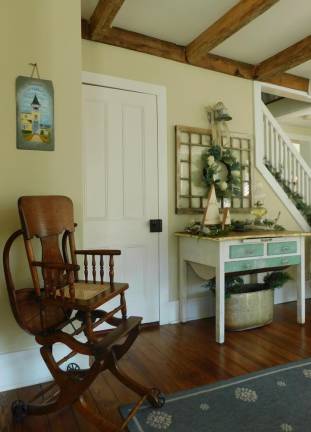 Yellow Frame Church Home Tour marks 27th year The front room of the 1840s Hunt's Mill house in Green Township boasts open beams, period furniture, and a slate painting of the Yellow Frame Church. The home will be part of the church's 27th Annual Holiday Home Tour on Saturday, Dec 7, 2019.