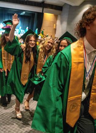 Photos: Sussex County Technical School graduation Graduates walk out after the ceremony.