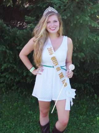Sussex County Queen of the Fair The 2016 Queen of the Fair Kelly Wask holding a scepter and wearing her crown and sash in casual clothes was at the Sussex County Fair in Augusta, New Jersey on Monday, August 8th 2016. Ms. Wask, a 2016 High Point Regional High School graduate, was crowned Queen of the Fair on Saturday, August 6th 2016. Wask is eighteen years old and competed as Miss Wantage representing Wantage Township, N.J. The Queen of the Fair pageant took place at the Sussex County Fair.