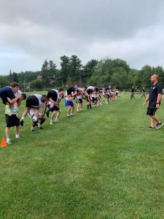 SCCC soccer drills.