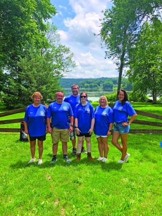 Members of the borough’s Recreation Commission, which organized the event, are, from left, chairwoman Maria Grizzetti, Bill Eaves, Thomas Yowe Jr., Sydney Bookspan, Maureen Kurtz and Valeska Millan.