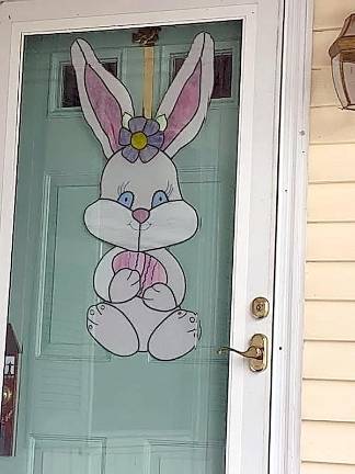 A bunny in a door was an Easter-themed ISpy. The game will continue until May.