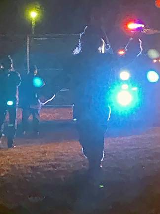 Santa himself came to the annual Stillwater tree lighting this year with a fire department escort, lights and sirens (Photo by Laurie Gordon)