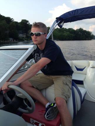 Byram man sets stilts world record Miles McDonald