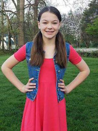 ' Dear Edwina Jr.' comes to the stage this Friday Katie Williver is ready to play Edwina in 'Dear Edwina Jr.' this weekend. Photo courtesy of Cheryl Williver