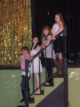 Cornerstone playhouse presents Y-NOT Some of the younger members of the Y-NOT cast. (From left) Katie Daly, Catalina Kollar, Kateynn Finst and Kacy Daly.