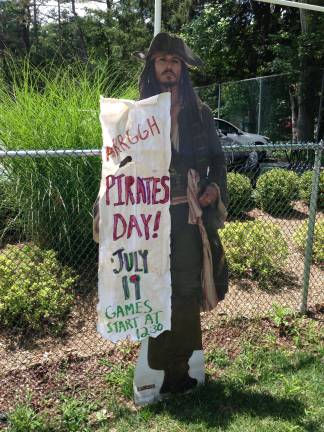 Fond memories of Lake Mohawk Pool 'Johnny Depp' in the house for Pirates Day Celebration