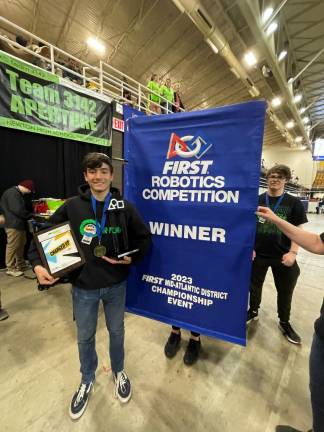 Newton High School robotics team at world competition Newton High School’s Team Aperture qualified for the FIRST Robotics Competition World Championship by winning the FIRST Mid-Atlantic District Competition at Lehigh University.