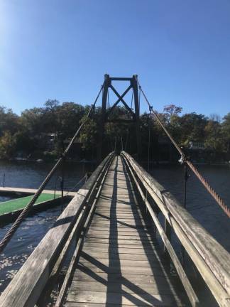 The Cranberry Lake Footbridge