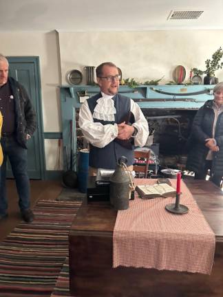 Barry Young, portraying the Rev. Elias Van Bunschooten, describes Christmas Day in 1779.