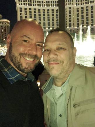 Bridgeway Paint 'n Sip fundraiser Craig Joseph (left) and Louis Anthony (right) will lead a Paint 'n Sip fundraiser on Thursday, June 6 in Newton.