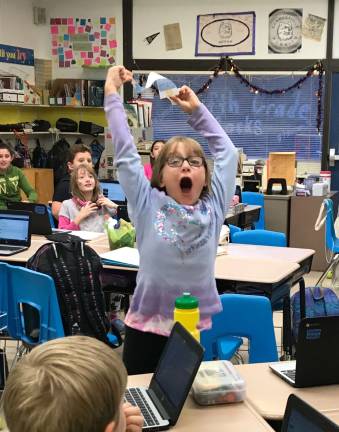 School kids inspired by 'Wonder' and kindness Sienna Werley’s lucky winner ticket was hidden under her desk.