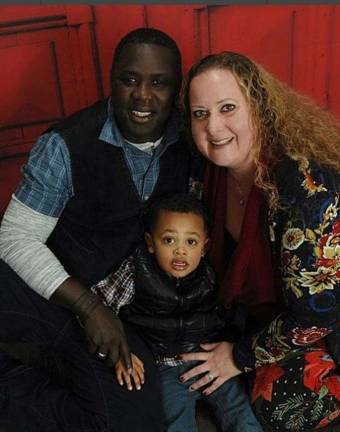 Sheik Fall, a Renaissance man from Byram, is dead Sheik with his wife Jennifer and son Noah