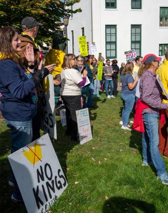 ’No Kings’ rally draws estimated 600 people to Newton An estimated 600 people came to Newton for Saturday’s “No Kings” rally.