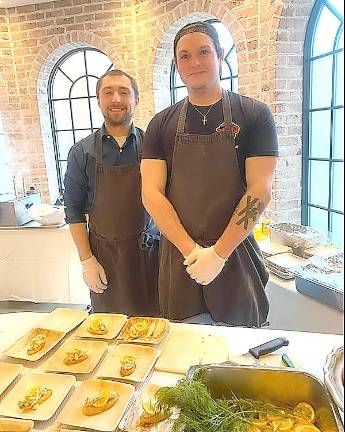 The Walpack Inn represented at A Taste of Talent with a crab appetizer.