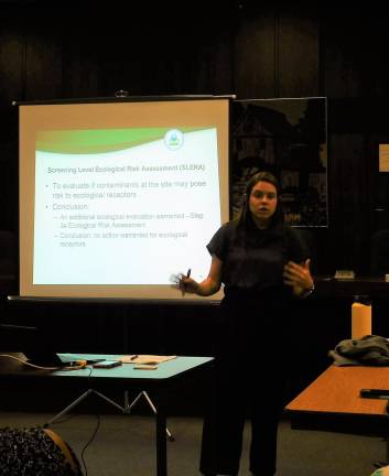 EPA plan for second phase of Superfund cleanup Anne Rosenblatt, EPA site manager for the Mansfield Trail Superfund site in Byram, presents options for the next phase of remediation, at a meeting held Tuesday, July 23, 2019 at the Byram Municipal Building.