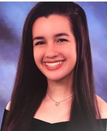 Photo provided Jillian Grassia, winner of the Sussex County Superintendents' Roundtable Student Award winner, will be honored in April.
