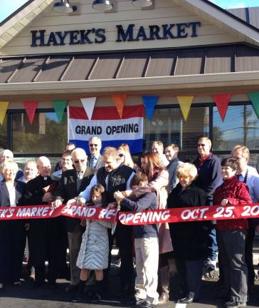 Hayek’s celebrates expansion Cutting the ribbon