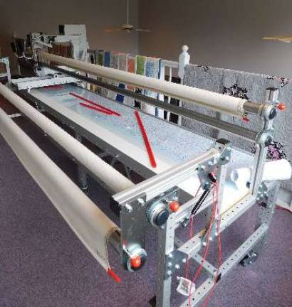 Stitch Adventure will offer long-arm quilting machine operator certification. Its own machine will be available for rent.