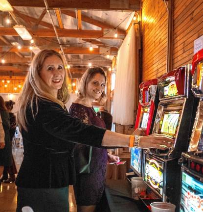 Photos: Casino Night fundraiser <b>Adrianne Leymanm and Annamarie Heverly.</b>