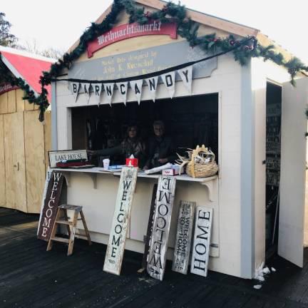 German Christmas Market has new home at Fairgrounds Vendors get ready for the 2019 German Christmas Market 2019 along the Lake Mohawk Boardwalk.