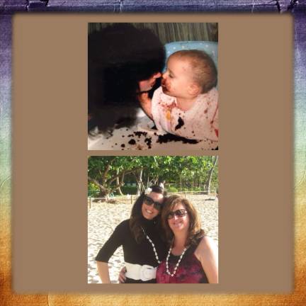 Mommy & Me Contest Jill and Robin Kendall of Chester "The first picture was at Robin's first birthday and the second while visiting Robin at her home in Hawaii."