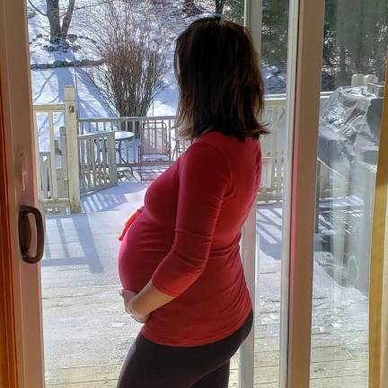 ‘We can’t help everybody’ Rebecca Azzi, due April 7, had initially planned on a hospital birth but is also a good candidate for home birth.