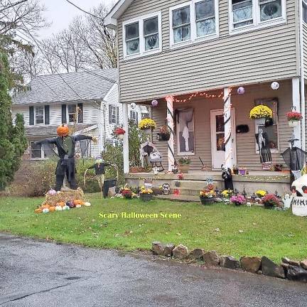 Ogdensburg’s scarecrows compete Scary Halloween Scene (Photo provided)