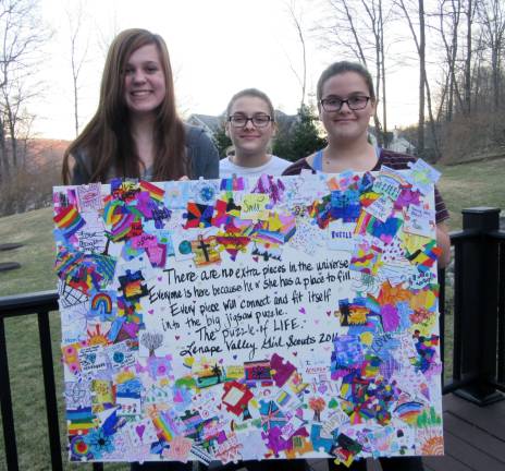 Lenape Valley Girl Scout Troop 418 donates to St. Michael's Food Pantry Lenape Valley Girl Scout Troop 418 donates to St. Michael's Food Pantry