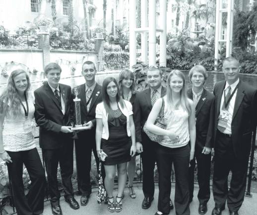 Kittatinny students win at national TSA event From left: Kittatinny advisor Melissa Untig, students Tyler Wilson, Matt Lavine, Heather Heaton, Katie Schoen, Dan Kent, Rebecca Dey, Rudi Hanz, and advisor Doug Carnegie.