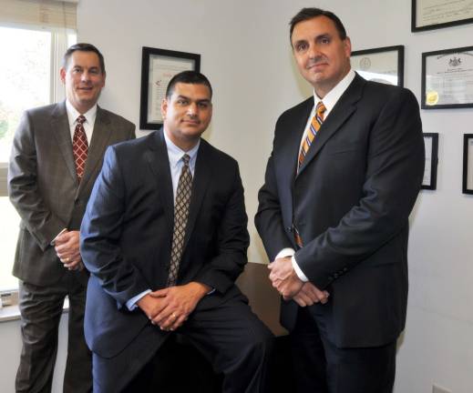 Sparta firm cited as one of the best places to work in NJ Managing members of CP Engineers, from left, Stanley Puszcz, Joe Toscano and Ray Roggero.