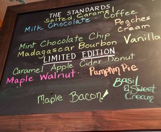 Apples, cider doughnuts and ice cream Apples, cider doughnuts and ice cream