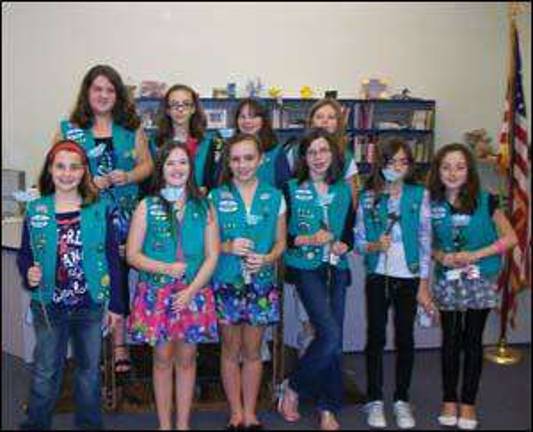 Troop 555 holds bridging ceremony Troop 555 holds bridging ceremony