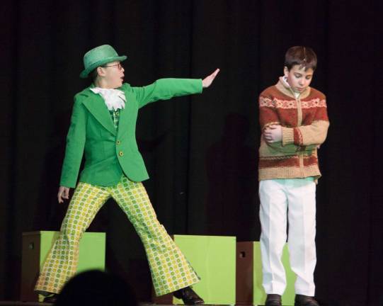 It’s not just the performance A scene from the Monroe-Woodbury Middle School Drama Club’s production of “Honk! Jr.”