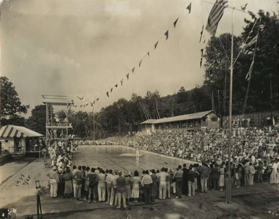 Fond memories of Lake Mohawk Pool July 1937 Pool Event at the LM Pool