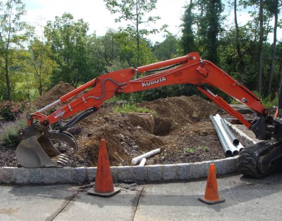 Construction is ongoing after the ground breaking in May