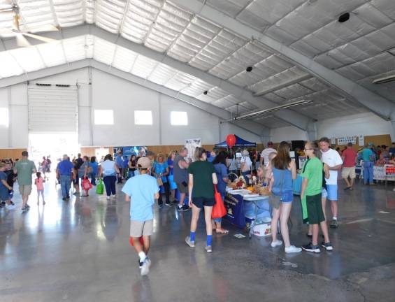 The newly renovated Richards Building is more accessible than ever for people with mobility issues, but the Fairgrounds' lack of a scooter and wheelchair vendor for 2019 may put a damper on attendance for those who do not have their own mobility devices. The NJ State Fair/Sussex County Farm and Horse Show runs from Friday, Aug 2 through Sunday Aug 11. (Photos by Mandy Coriston)