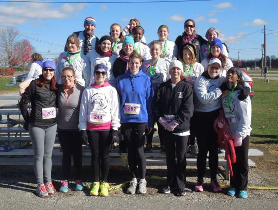 Girls enrolled in the Project Launch Newton after school program recently participated in a 5K race at the Sussex County Fairgrounds as part of the Girls on the Run program.