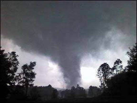 Wantage hit by tornado Wantage hit by tornado